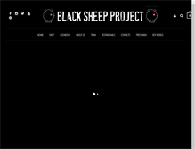 Tablet Screenshot of blacksheepproject.it